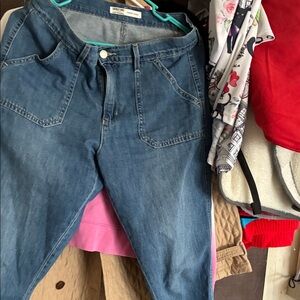 Levi's Blue High Rise Denim Pants